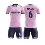 Men’s Breathable Short Sleeve Custom Football Uniform Soccer Jersey Set