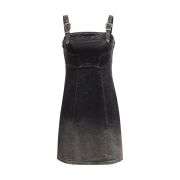Women’s Vintage Washed Ombre Denim Cami Mini Dress