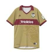 Retro Loose Fit Cuban Collar Soccer Jersey Streetwear Top