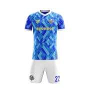 Custom Ribbed Collar Quick Dry Breathable Training Uniform Soccer Jersey Set