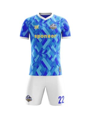 Custom Ribbed Collar Quick Dry Breathable Training Uniform Soccer Jersey Set – 2503007