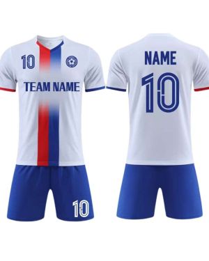 Men’s Custom Breathable Quick Dry Short Sleeve Round Neck Soccer Jersey Set – 00