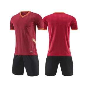 Custom V Neck Quick Dry Soccer Jersey Set Team Uniform