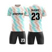 Men’s Breathable Short Sleeve Custom Football Uniform Soccer Jersey Set