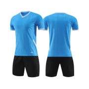 Custom V Neck Quick Dry Soccer Jersey Set Team Uniform