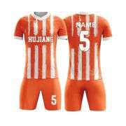 Men’s Breathable Short Sleeve Custom Football Uniform Soccer Jersey Set