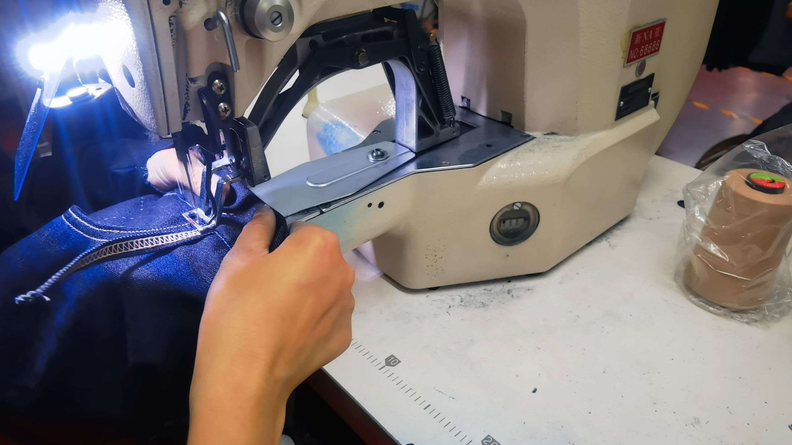 Bartacking reinforcement at Newasia Garment Factory