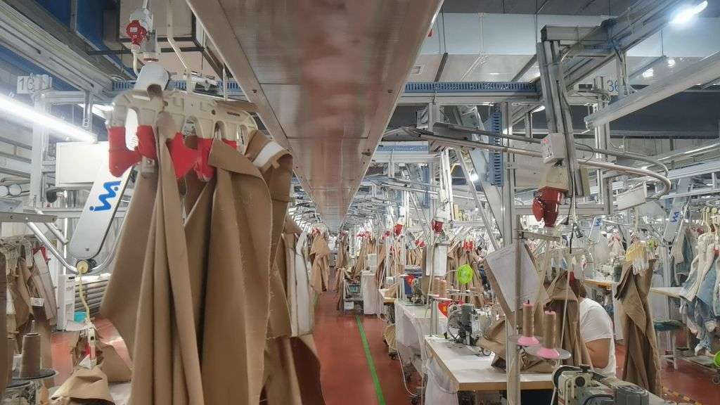 Sewing workshop at Newasia Garment Factory