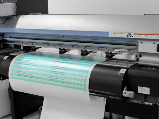 Sublimation printing process transferring detailed graphics and colors onto jersey fabric