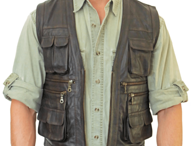 Outdoor professionals wearing utility vests with reinforced webbing for equipment carrying and field operations
