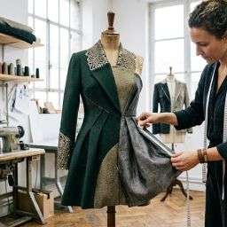 Professional garment factory producing custom maxi dresses with various fabric options