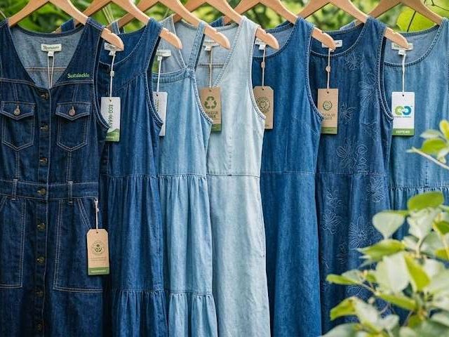 Sustainable maxi dresses designed with eco-friendly fabrics for modern fashion collections
