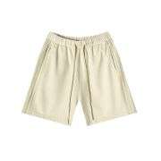 Heavyweight Cotton Washed Drawstring Loose Straight-Leg Streetwear Shorts