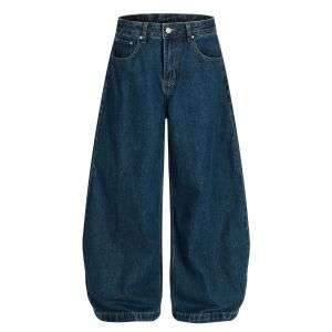 Vintage Washed Blue Saber Jeans