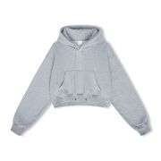 Women’s Cropped Fleece Pullover Hoodie
