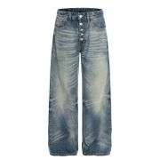 Vintage High Street King Whisker Straight Jeans