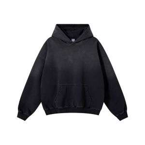 Heavyweight vintage washed sweatshirt with oversized fit