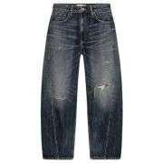 Vintage Streetwear Twisted Seam Balloon Jeans