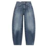 Vintage Streetwear High Waist Barrel Jeans