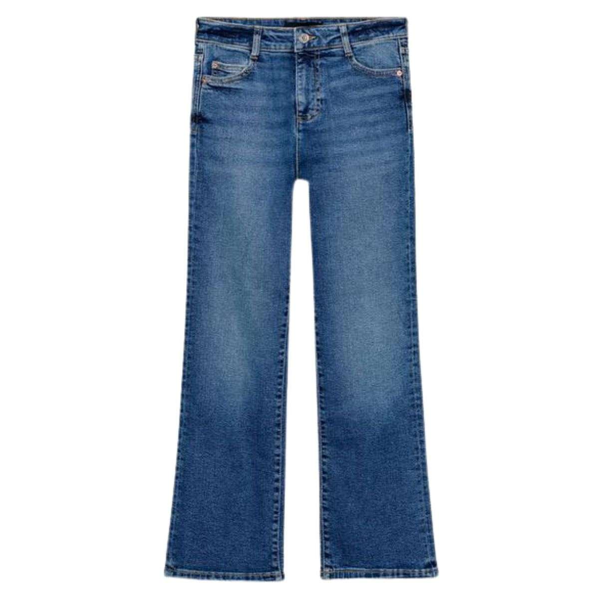 Vintage Streetwear High Waist Kick Flare Jeans
