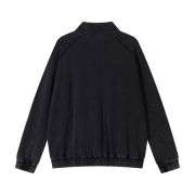 Dark navy mock neck sweatshirt