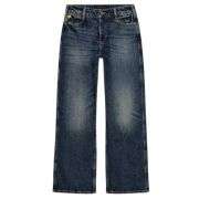 Vintage Streetwear Mid-Rise Straight Jeans