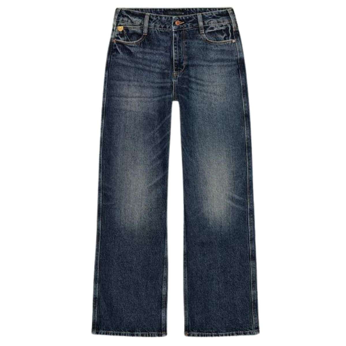 Vintage Streetwear Mid-Rise Straight Jeans