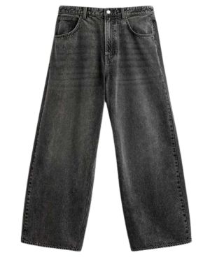 Black Vintage Mid-Rise Baggy Jeans Manufacturer — 4806330802