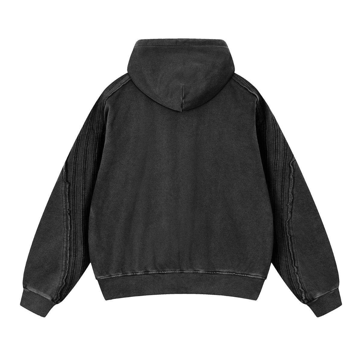 Charcoal snow washed hoodie