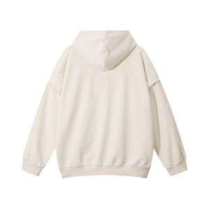 Off white layered hoodie