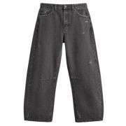 Vintage Streetwear Washed Carpenter Bucket Jeans