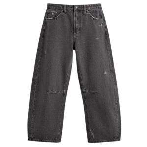 Vintage Streetwear Washed Carpenter Bucket Jeans