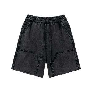Men's Washed Faded Cargo-Inspired Loose Casual Shorts