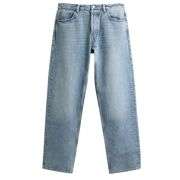 Vintage Streetwear Light Wash Rigid Straight Jeans