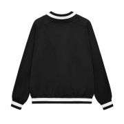 Black minimalist boxy sweatshirt