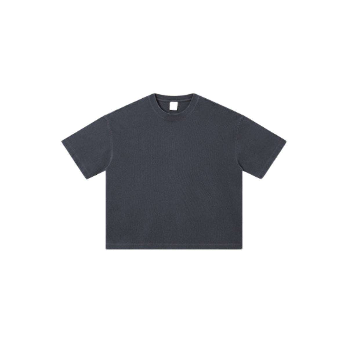 Heavyweight Cotton Vintage Washed Boxy Fit Short Sleeve Tee