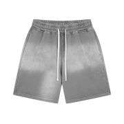 Vintage Wash Gradient Cotton Loose Fit Casual Streetwear Shorts