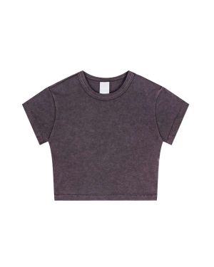 Custom High-Stretch Slim-Fit Crop Tee Manufacturer