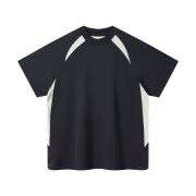 Breathable Color Block Sport Quick-Dry Raglan Sleeve Tee
