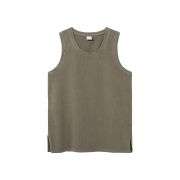 Men’s Vintage Washed Side Slit Hem Tank Top