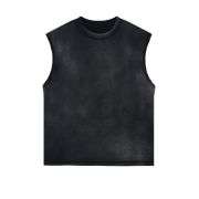 Men’s Vintage Washed Raw Edge Tank Top