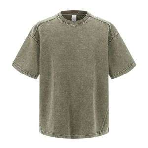 Vintage Snow Washed Cotton Short Sleeve Tee