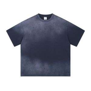 Vintage Washed Cotton Crew Neck Oversized T-Shirt
