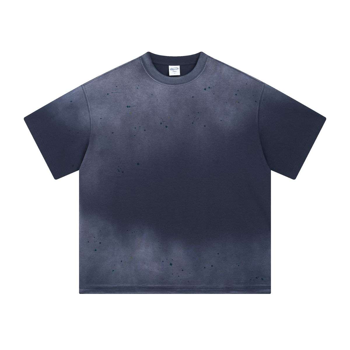 Vintage Washed Cotton Crew Neck Oversized T-Shirt