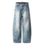 Vintage Slub Washed Blue Saber Jeans