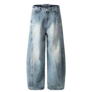 Vintage Slub Washed Blue Saber Jeans