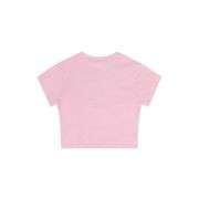High-Stretch Slim-Fit Crew Neck Crop Tee