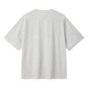 Cotton Breathable Split Hem Crew Neck Casual Short Sleeve Tee