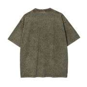 Vintage Snow Washed Oversized Cotton Crew Neck T-Shirt