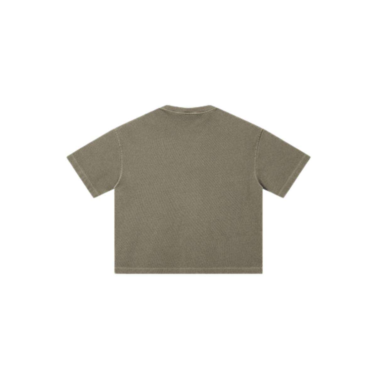 Heavyweight Cotton Vintage Washed Boxy Fit Short Sleeve Tee